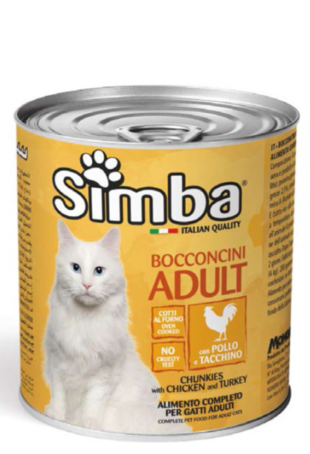 SIMBA CAT/F CHUNK CHICKEN/TURKE 720G